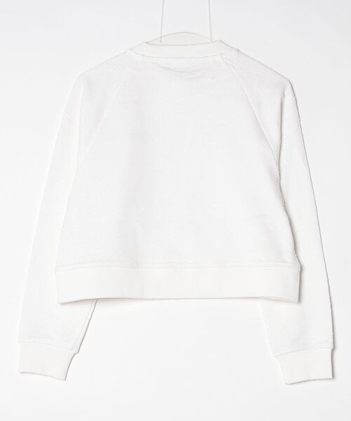 DOUBLE STANDARD CLOTHING(ダブルスタンダードクロージング)の「コットンネップ裏毛プルオーバー(スウェット・レディース・オフホワイト/ライトグレー・FREE)」の3枚目の写真
