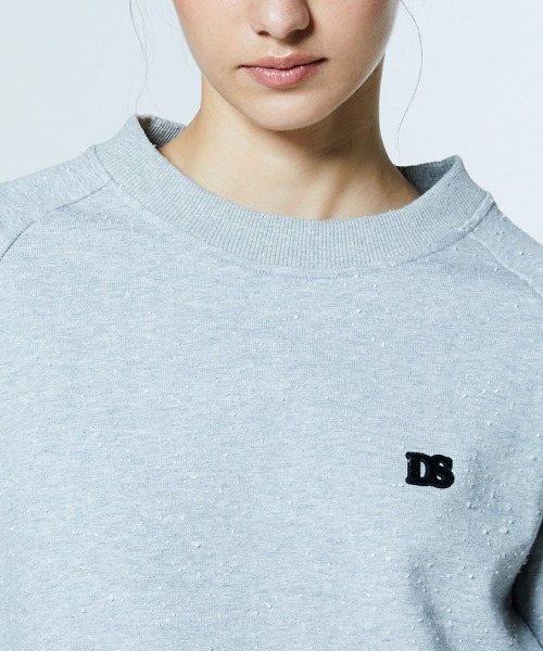 DOUBLE STANDARD CLOTHING(ダブルスタンダードクロージング)の「コットンネップ裏毛プルオーバー(スウェット・レディース・オフホワイト/ライトグレー・FREE)」の5枚目の写真