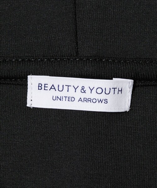 BEAUTY&YOUTH UNITED ARROWS（ビューティーアンドユースユナイテッドアローズ）の「【WEB限定 WARDROBE SMART】ダブルニット ジップパーカー/セットアップ対応【抗菌・防臭】（パーカー・メンズ・ダークグレー/ブラック/オリーブ/グレー・S/M/L/XL）」の20枚目の写真