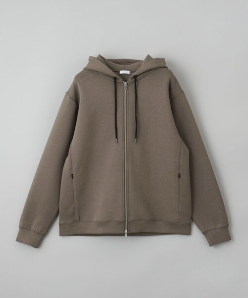 BEAUTY&YOUTH UNITED ARROWS（ビューティーアンドユースユナイテッドアローズ）の「【WEB限定 WARDROBE SMART】ダブルニット ジップパーカー/セットアップ対応【抗菌・防臭】（パーカー・メンズ・ダークグレー/ブラック/オリーブ/グレー・S/M/L/XL）」の22枚目の写真