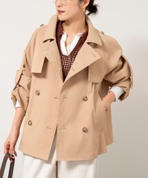 NOLLEY’S | NMPウォッシャブルショートトレンチコート(ブルゾン)