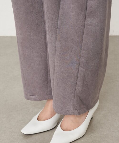 Jena espace merveilleux(ジェナ エスパスメルヴェイユ)の「レイヤード風スエードカーブパンツ(その他パンツ・レディース・グレー/ベージュ・FREE)」の16枚目の写真