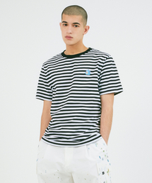 LMC( )��EMB BEAR STRIPE TEE black(T�V���c/�J�b�g�\�[)