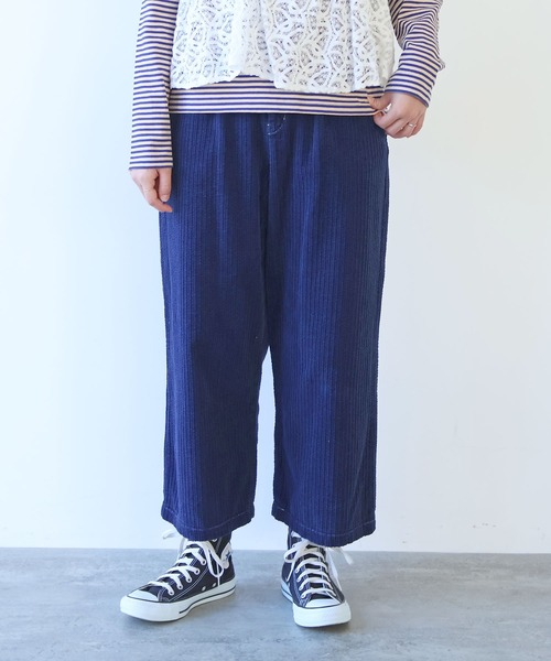 bulle de savon（ビュルデサボン）の「ランダムコール オーバーダイ パンツ（その他パンツ・レディース・ネイビー・FREE）」の2枚目の写真