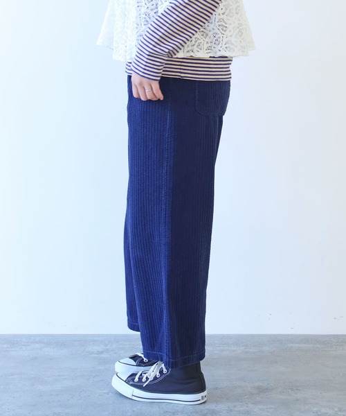 bulle de savon（ビュルデサボン）の「ランダムコール オーバーダイ パンツ（その他パンツ・レディース・ネイビー・FREE）」の3枚目の写真