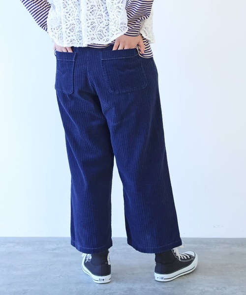 bulle de savon（ビュルデサボン）の「ランダムコール オーバーダイ パンツ（その他パンツ・レディース・ネイビー・FREE）」の4枚目の写真