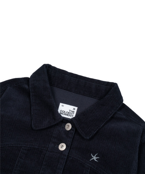 THECOLDESTMOMENT(ザコールデストモーメント)の「(w) TCM mini logo work jacket (navy)(デニムジャケット・レディース・その他・ONE SIZE)」の4枚目の写真