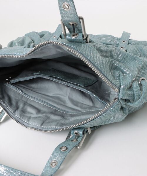 Desigual（デシグアル）の「シャイニーギャザー デニムバックパック/リュック（バックパック/リュック・レディース・ブルー・FREE）」の3枚目の写真