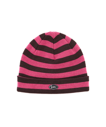 1011GALLERY（ワンゼロワンワンギャラリー）の「1011 Gallery Stripe Beanie-Pink（ニットキャップ/ビーニー）」