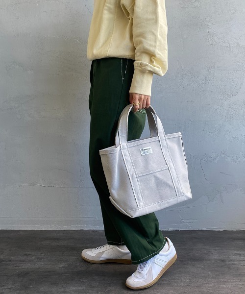 ORCIVAL（オーシバル）の「[ORCIVAL/オーシバル] キャンバストートバッグ（トートバッグ・レディース・グレー/ライトグレー/ライトベージュ/チャコールグレー・ONE SIZE）」の6枚目の写真