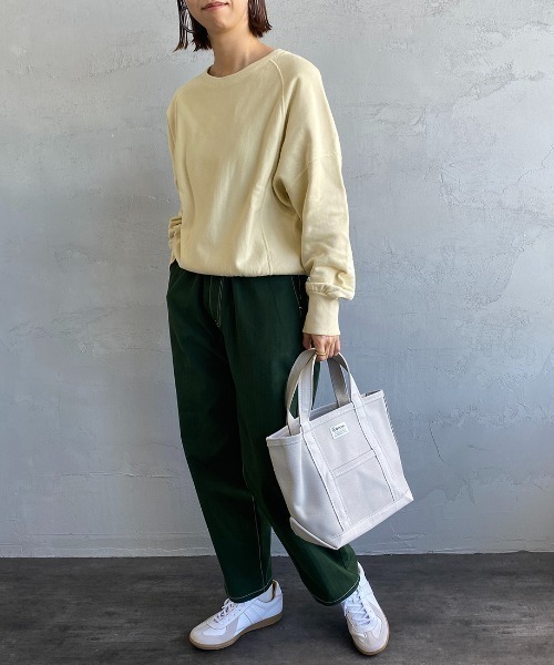 ORCIVAL（オーシバル）の「[ORCIVAL/オーシバル] キャンバストートバッグ（トートバッグ・レディース・グレー/ライトグレー/ライトベージュ/チャコールグレー・ONE SIZE）」の7枚目の写真