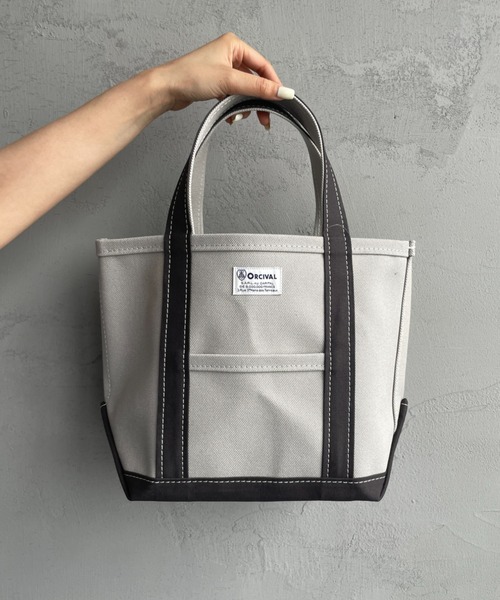 ORCIVAL（オーシバル）の「[ORCIVAL/オーシバル] キャンバストートバッグ（トートバッグ・レディース・グレー/ライトグレー/ライトベージュ/チャコールグレー・ONE SIZE）」の17枚目の写真