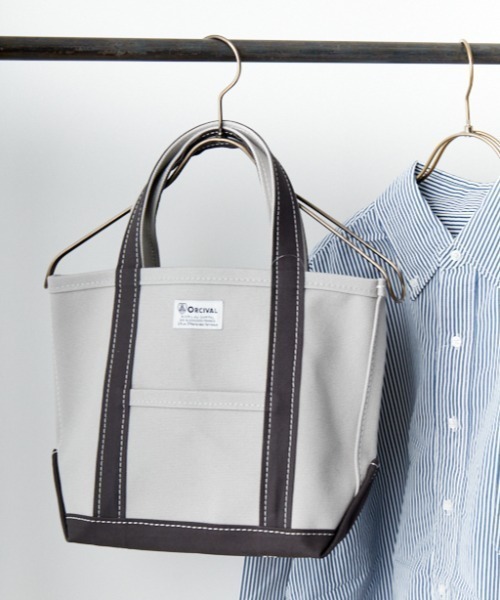 ORCIVAL（オーシバル）の「[ORCIVAL/オーシバル] キャンバストートバッグ（トートバッグ・レディース・グレー/ライトグレー/ライトベージュ/チャコールグレー・ONE SIZE）」の19枚目の写真