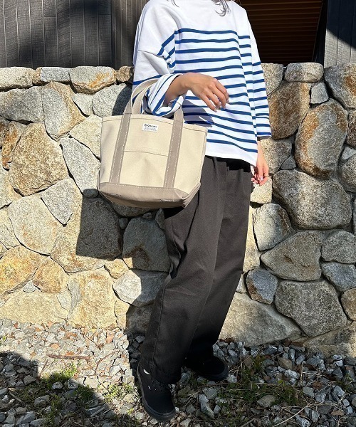 ORCIVAL（オーシバル）の「[ORCIVAL/オーシバル] キャンバストートバッグ（トートバッグ・レディース・グレー/ライトグレー/ライトベージュ/チャコールグレー・ONE SIZE）」の20枚目の写真