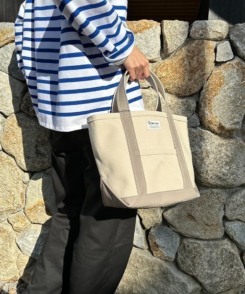 ORCIVAL（オーシバル）の「[ORCIVAL/オーシバル] キャンバストートバッグ（トートバッグ・レディース・グレー/ライトグレー/ライトベージュ/チャコールグレー・ONE SIZE）」の21枚目の写真