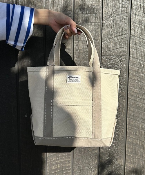ORCIVAL（オーシバル）の「[ORCIVAL/オーシバル] キャンバストートバッグ（トートバッグ・レディース・グレー/ライトグレー/ライトベージュ/チャコールグレー・ONE SIZE）」の22枚目の写真