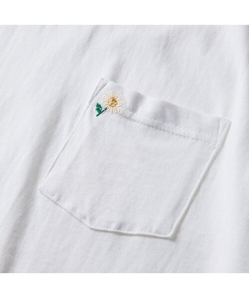 EDWARDMAX(エドワードマックス)の「ビーカンフラワーラウンドネックTシャツ(Tシャツ/カットソー・メンズ・その他・L/M/XL)」の2枚目の写真