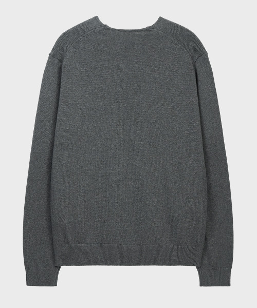 NOIRER(ノイア)の「カシミヤコットンディープVネックニット(グレー)(ニット/セーター・メンズ・その他・48/50/52)」の3枚目の写真