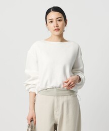 BEAUTY&YOUTH UNITED ARROWS | クロップド ボートネックプルオーバー(Tシャツ/カットソー)