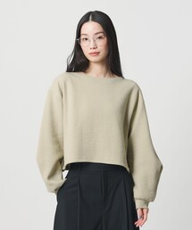 BEAUTY&YOUTH UNITED ARROWS | クロップド ボートネックプルオーバー(Tシャツ/カットソー)