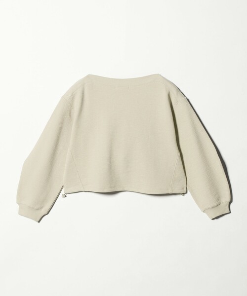 BEAUTY&YOUTH UNITED ARROWS（ビューティーアンドユースユナイテッドアローズ）の「クロップド ボートネックプルオーバー（Tシャツ/カットソー・レディース・ネイビー/ライム/ホワイト・FREE）」の17枚目の写真