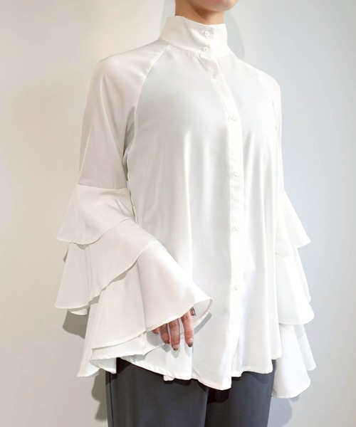 Tiered Sleeve Blouse/ティアードスリーブブラウス
