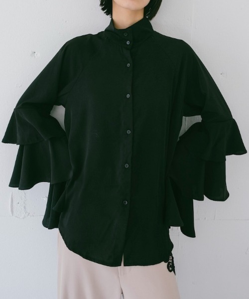 Tiered Sleeve Blouse/ティアードスリーブブラウス