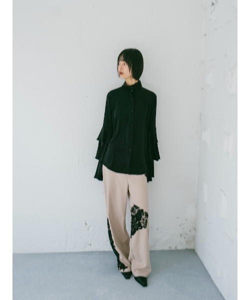 Tiered Sleeve Blouse/ティアードスリーブブラウス