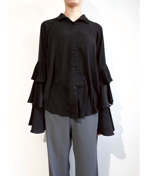 Tiered Sleeve Blouse/ティアードスリーブブラウス