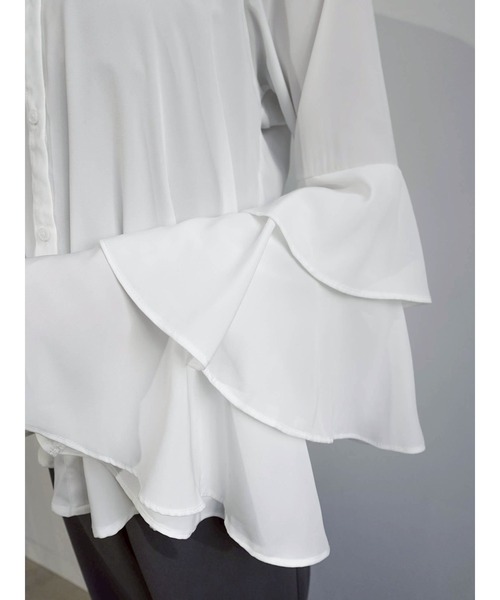 Tiered Sleeve Blouse/ティアードスリーブブラウス