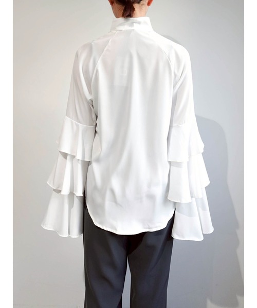 Tiered Sleeve Blouse/ティアードスリーブブラウス