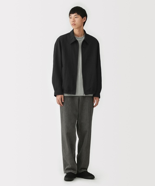 無印良品(ムジルシリョウヒン)の「紳士 撥水ジップアップブルゾン(ブルゾン・メンズ・ライトグレー/チャコールグレー/ブラック・S/M/L/XL)」の4枚目の写真