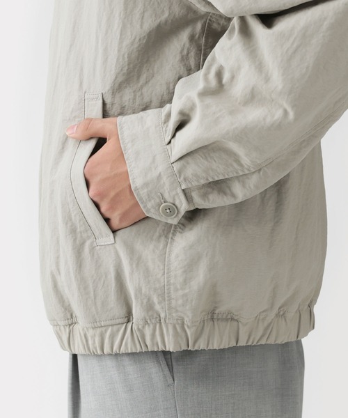 無印良品(ムジルシリョウヒン)の「紳士 撥水ジップアップブルゾン(ブルゾン・メンズ・ライトグレー/チャコールグレー/ブラック・S/M/L/XL)」の14枚目の写真