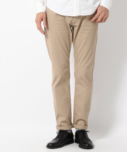 GLOBAL WORK(グローバルワーク)の「スットレッチスリム5P/705554(その他パンツ・メンズ・ホワイト/ブラック/ベージュ/グリーン/ネイビー/グレー・MEDIUM/SMALL/X-LARGE/LARGE)」の5枚目の写真