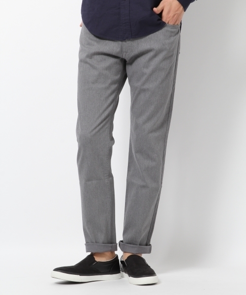 GLOBAL WORK(グローバルワーク)の「スットレッチスリム5P/705554(その他パンツ・メンズ・ホワイト/ブラック/ベージュ/グリーン/ネイビー/グレー・MEDIUM/SMALL/X-LARGE/LARGE)」の4枚目の写真