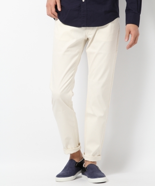 GLOBAL WORK(グローバルワーク)の「スットレッチスリム5P/705554(その他パンツ・メンズ・ホワイト/ブラック/ベージュ/グリーン/ネイビー/グレー・MEDIUM/SMALL/X-LARGE/LARGE)」の2枚目の写真