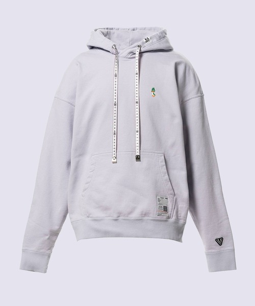 Maison MIHARA YASUHIRO（メゾンミハラヤスヒロ）の「【MIHARAYASUHIRO/ミハラヤスヒロ】LEON EMBROIDERY HOODIE（パーカー・メンズ・ブラック/グレー/パープル・44/46/48）」の3枚目の写真