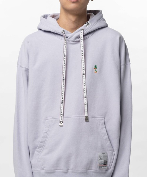 Maison MIHARA YASUHIRO（メゾンミハラヤスヒロ）の「【MIHARAYASUHIRO/ミハラヤスヒロ】LEON EMBROIDERY HOODIE（パーカー・メンズ・ブラック/グレー/パープル・44/46/48）」の11枚目の写真