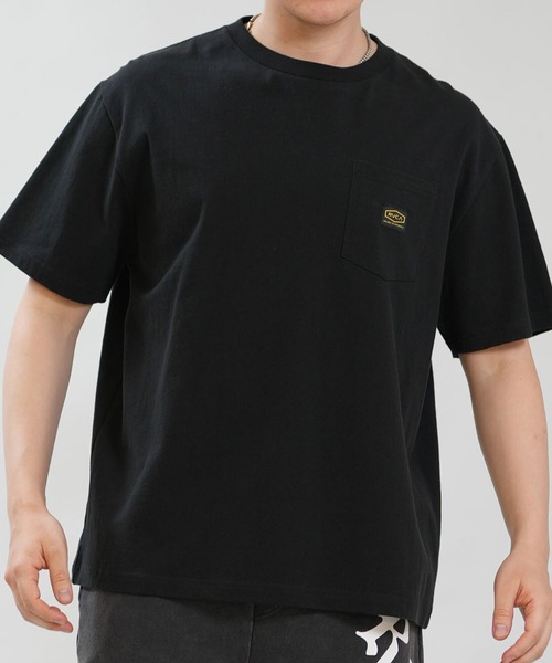 RVCA(ルーカ)の「RVCA/ルーカ 半袖 Tシャツ BG041211(Tシャツ/カットソー・メンズ・ブラック・S/M)」の1枚目の写真
