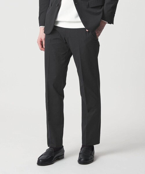 A DAY IN THE LIFE UNITED ARROWS(アデイインザライフユナイテッドアローズ)の「ドビークロス ノープリーツ スラックス-セットアップ対応・ウォッシャブル-<A DAY IN THE LIFE>(スラックス・メンズ・ブラック/ダークグレー・S/M/XL/L)」の20枚目の写真