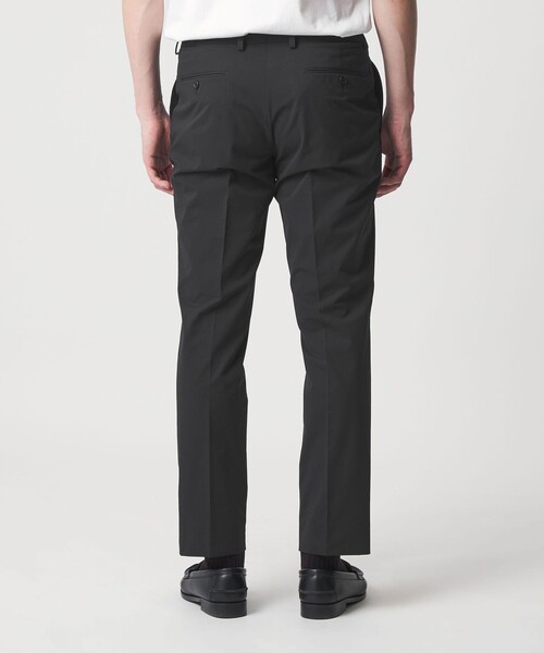 A DAY IN THE LIFE UNITED ARROWS(アデイインザライフユナイテッドアローズ)の「ドビークロス ノープリーツ スラックス-セットアップ対応・ウォッシャブル-<A DAY IN THE LIFE>(スラックス・メンズ・ブラック/ダークグレー・S/M/XL/L)」の14枚目の写真