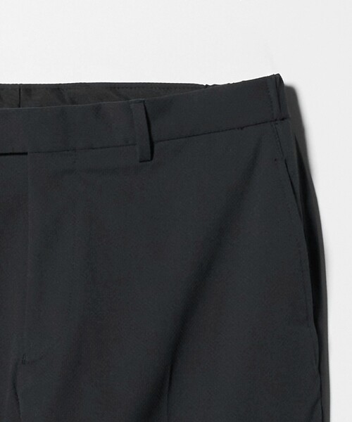 A DAY IN THE LIFE UNITED ARROWS(アデイインザライフユナイテッドアローズ)の「ドビークロス ノープリーツ スラックス-セットアップ対応・ウォッシャブル-<A DAY IN THE LIFE>(スラックス・メンズ・ブラック/ダークグレー・S/M/XL/L)」の17枚目の写真
