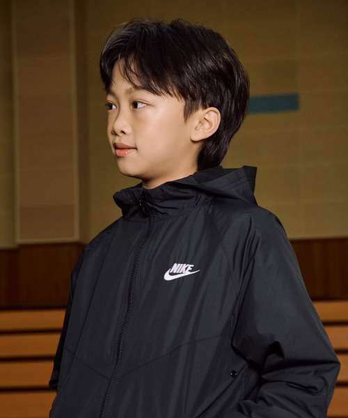 ナイキ スポーツウェア ウィンドランナー ジュニア フーデッド レペル