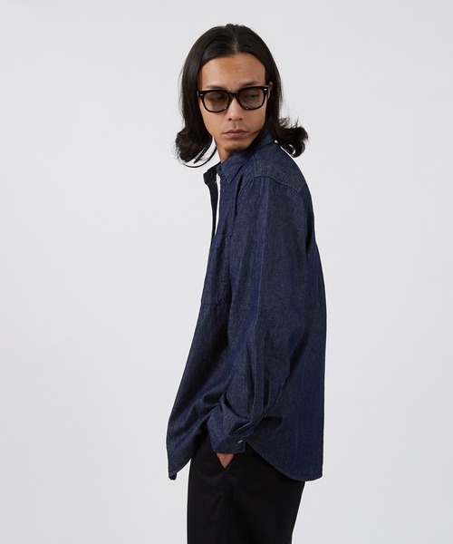 improves（インプローブス）の「6oz デニム シャツ（シャツ/ブラウス・メンズ・ブルー/ネイビー/ブルー系・SMALL/MEDIUM/LARGE/X-LARGE）」の15枚目の写真