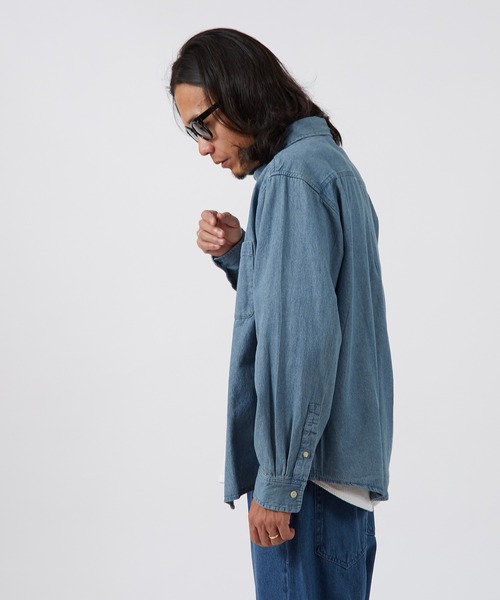 improves（インプローブス）の「6oz デニム シャツ（シャツ/ブラウス・メンズ・ブルー/ネイビー/ブルー系・SMALL/MEDIUM/LARGE/X-LARGE）」の20枚目の写真
