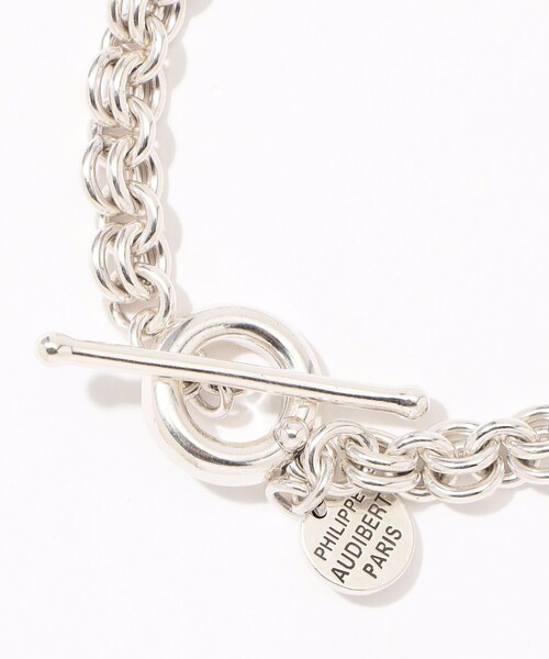 PHILIPPE AUDIBERT（フィリップ オーディベール）の「【別注】PHILIPPE AUDIBERT Otis laiton シルバーブレスレット（ブレスレット・レディース・シルバー・FREE）」の5枚目の写真