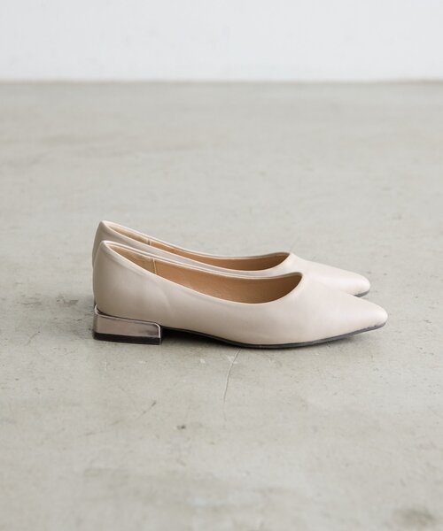 Jena espace merveilleux（ジェナ　エスパスメルヴェイユ）の「スクエアヒールパンプス（その他シューズ・レディース・グレー/ブラック・MEDIUM/LARGE）」の6枚目の写真