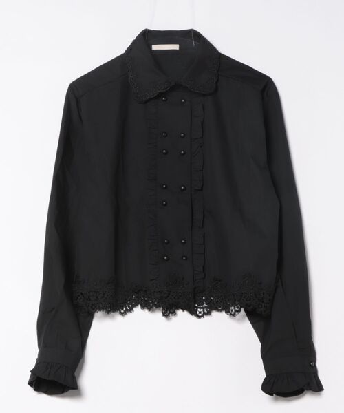 frunco（フランコ）の「【ZOZOTOWN限定】フロントボタンレースフリルブラウス（シャツ/ブラウス・レディース・ホワイト/ブラック・FREE）」の17枚目の写真