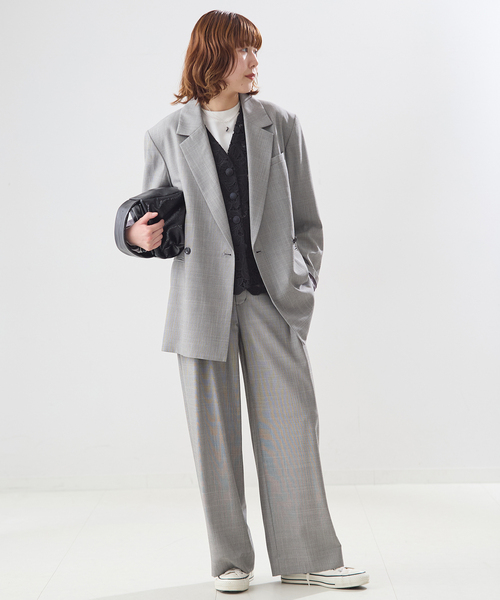 journal standard L'essage（ジャーナルスタンダードレサージュ）の「フラワーレースベスト（ベスト・レディース・ホワイト/ブラック・FREE）」の4枚目の写真