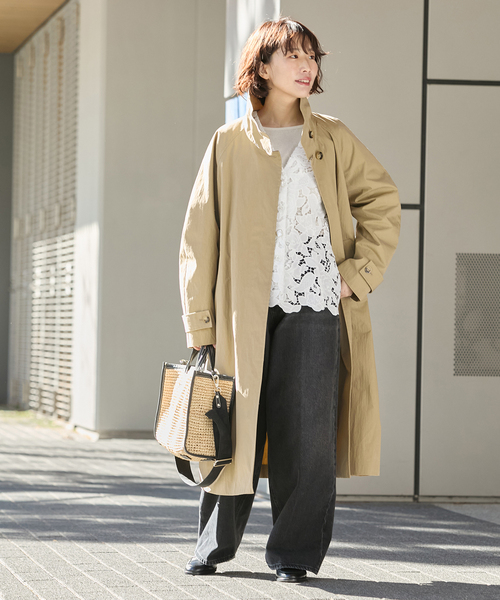 journal standard L'essage（ジャーナルスタンダードレサージュ）の「フラワーレースベスト（ベスト・レディース・ホワイト/ブラック・FREE）」の8枚目の写真